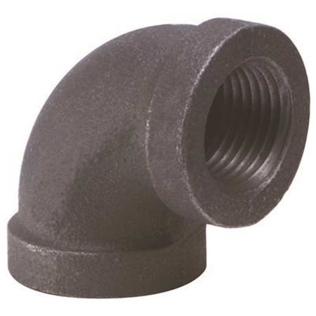 Proplus 1-1/2 Black Malleable 90-Degree Elbow 45015